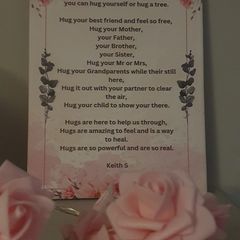 Poetry Canvas/Magnets (Hugs)