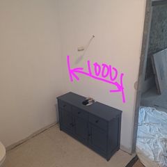 navy bathroom vanity