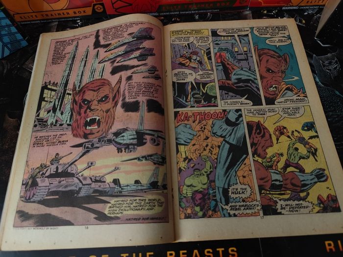 Incredible Hulk ! Issue #178 ! Warlock Born again ! Resurrection Cover ! Bronze Age Comic from 1974 ! by Marvel !