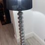 chrome large floor lamp Image 2