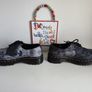 Dr Martens 1461 Bex Pleasures black grey shoes 3 eye Tie Dye Poly UK5 EU38 US7 Image 10