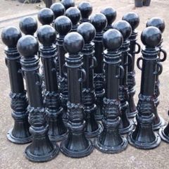 Brand new cast iron bollards