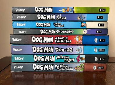 Dog Man Books x 8