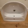 Pedestal Basin Sink Set White Ceramic, Excellent Condition Image 2