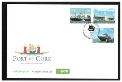2013 Ireland The Port of Cork Commemorative Stamps An Post First Day Cover (FDC)