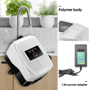 BRAND NEW EU Stock Booster Pump 75Feet 24V 100W Auto Pressure Controller Brushless Water Pump 33L/min kitchen Sink Shower Head Outside Tap