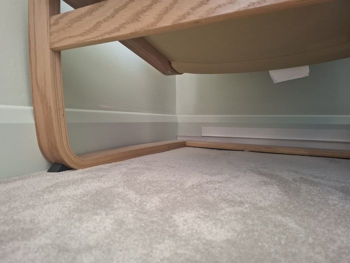 Poang chair and footrest