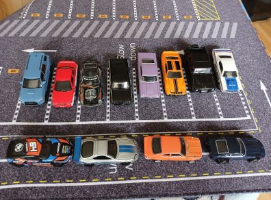 1/64 Hot Wheels ,Premium Real Riders Lot x 12 Loose , All As New