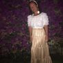 gold zara maxi skirt Image 2