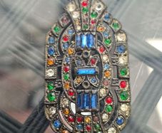 Beautiful Antique 1920's Art Deco Brooch Pin