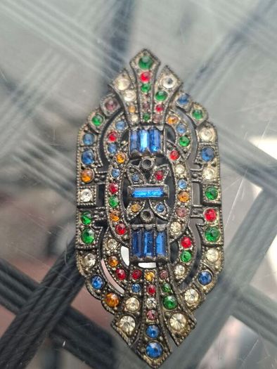 Beautiful Antique 1920's Art Deco Brooch Pin