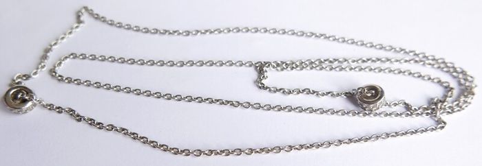 Vintage 925 Sterling Silver Ti Sento long Chain Necklace length 31" - 10,7g