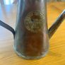 Antique French Copper Oil Jug Stamped Image 6