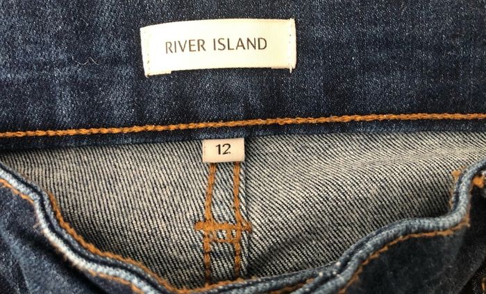 Navy River Island skinny jeans