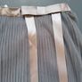 pleated midi skirt grey 10 New Image 2