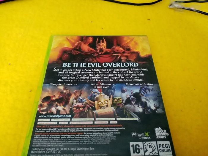 Overlord II Xbox 360 games Original