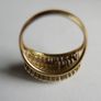 Victorian 14K Gold Two Stone Sapphire & Diamond Ring size L1/2 - 5,1g Image 10