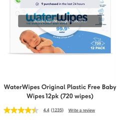 Brand New Sealed - Waterwipes 12pk
