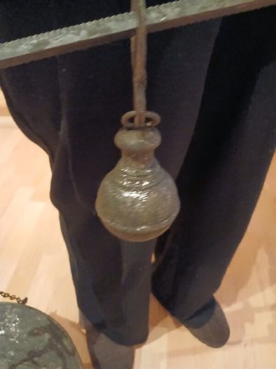 Antique iron weighing scales