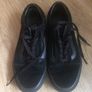 boys/girls black Vans Size 4 Image 2