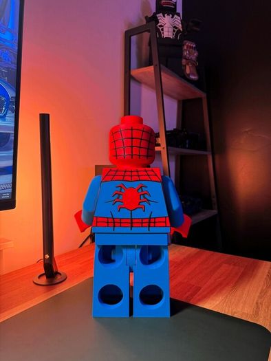 Giant LEGO-Style Spider-Man Figure  3D Printed Collectible 22cm