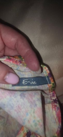 Evie Floral Mini Dress Size 12 Pastel Boho Summer Skater Dress