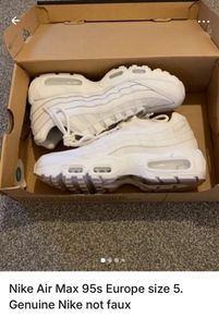 Nike Air Max 95s Europe size 5. Genuine Nike not faux