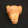 Carved wooden rams head. Image 6