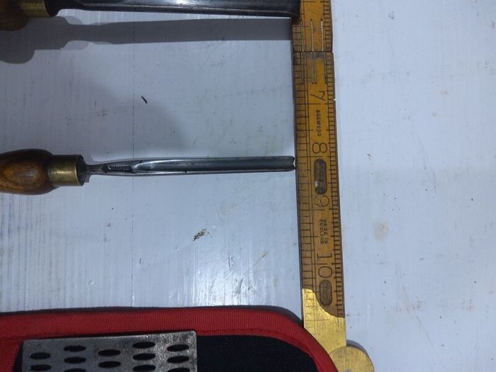 set of vintage graduated chisels
