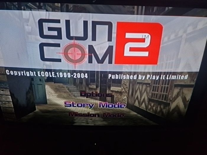 Guncom 2 Gun Com PlayStation2 Ps2 Games Original