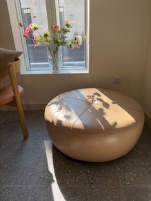 Large bespoke Ottoman/ footstool - M does and Byrne