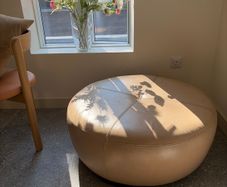 Large bespoke Ottoman/ footstool - M does and Byrne