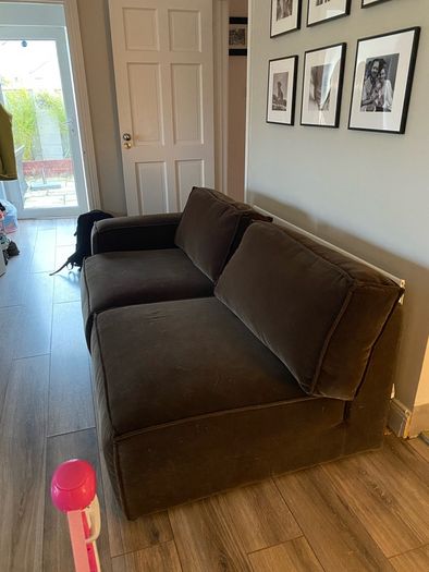 2m Couch (dark brown) - EZ living