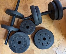 Adjustable Dumbbell Set 28 kg Total