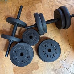 Adjustable Dumbbell Set 28 kg Total