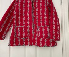 Reversible Printed Cotton Jacket - New - Size M