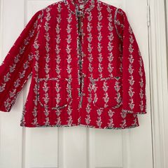Reversible Printed Cotton Jacket - New - Size M