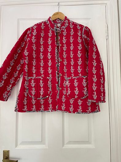 Reversible Printed Cotton Jacket - New - Size M