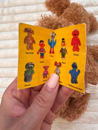 Sesame Street Sesamstraat Tommie Plush Rubo Toys 2005 Vintage Sesame Workshop approx. 28- 32 cm. Please see photos