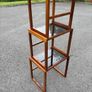 Vintage Danish Nesting Tables in Teak with Smoked Glass Tops c1960 Image 9