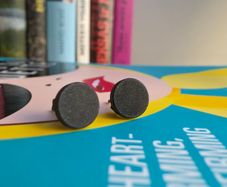 Black matt finish studs