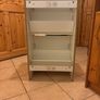 IKEA BISSA White Shoe Cabinet 2 Compartments Fully Assembled Image 3