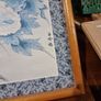 Chinese style bird painting with bamboo style frame Image 5