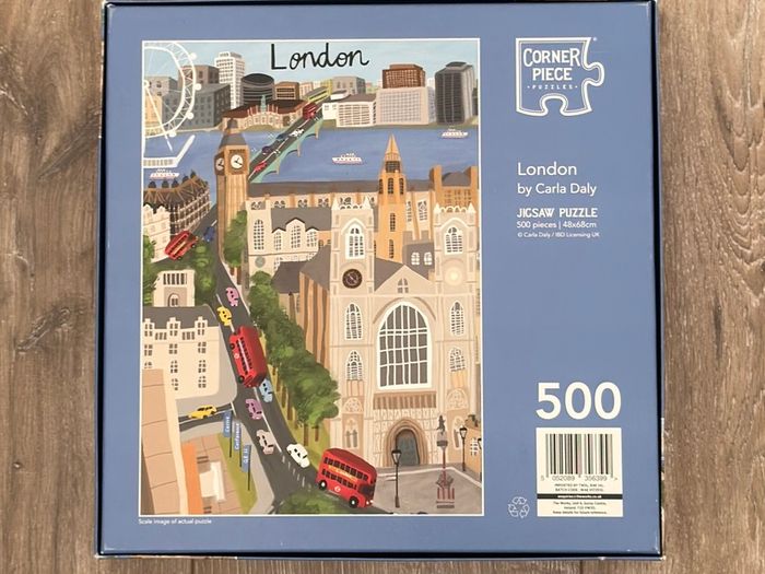 Corner Piece London (by Carla Daly) 500 Piece Jigsaw Puzzle