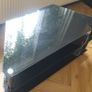 TV Stand black glass chrome Image 3