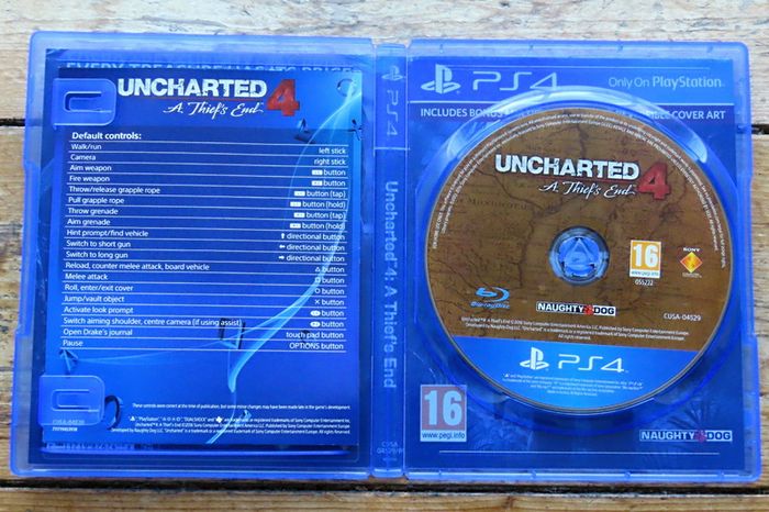 Uncharted 4 - A Thief's End Playstation Game