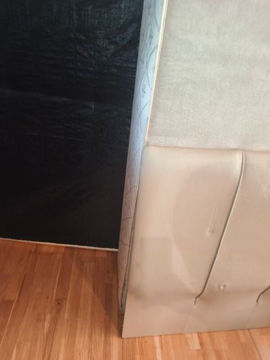 Solid Single Divan Bed Base with Matching Headboard Clean & Sturdy Condition