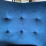 Turio Deep Blue Velvet Chair Image 4