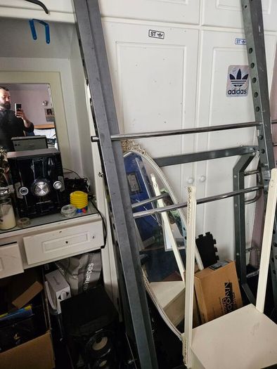 Squat Rack, Bench & Barbell