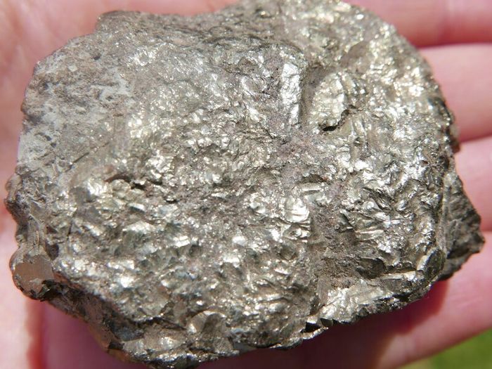 Golden Pyrite Crystal Cluster